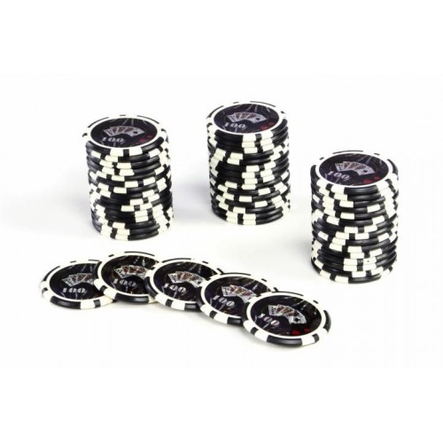 Kusový žetón dizajn Ocean Hodnota 100 - 50 ks