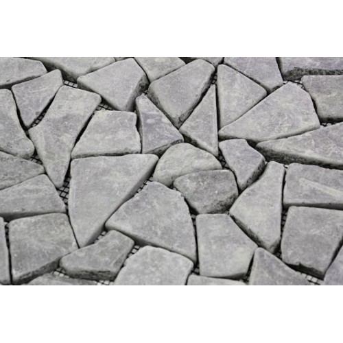 Mramorová mozaika Garth- sivá, obklady 1 m2