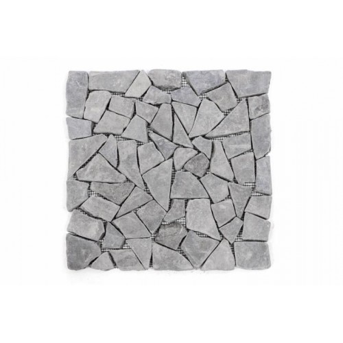 Mramorová mozaika Garth- sivá, obklady 1 m2
