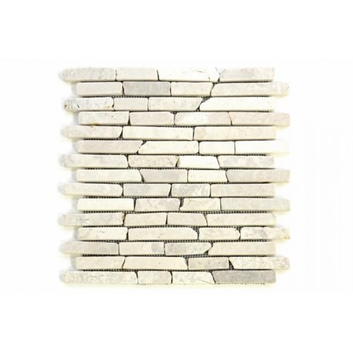 Mramorová mozaika Garth - krémová, obklady 1 m2