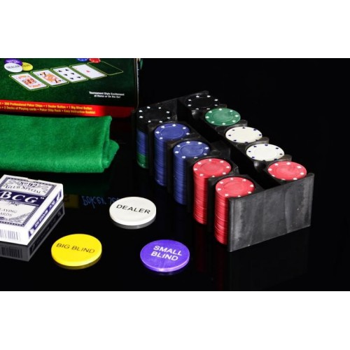 Poker žetóny 200 ks v plechovej dóze