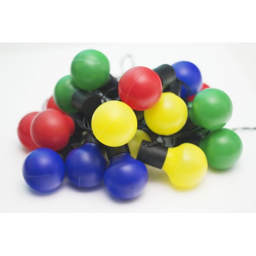 LED osvetlenie Garth s 20-timi žiarovkami – farebné