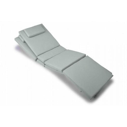 Sada 2 kusov záhradného polstrovania na lehátko