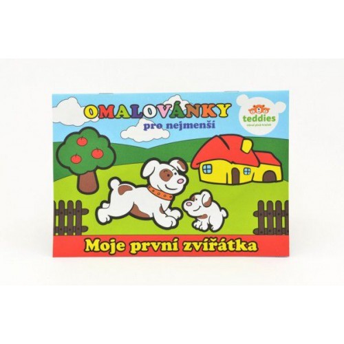 Omalovánky Moje první zvířátka 21x14,5cm MPZ