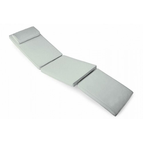 Polstrovanie pre záhradné lehátka FLORENTINE - svetlosivá