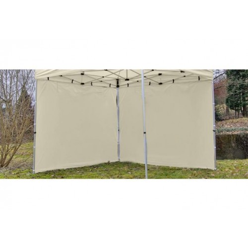 Sada 2 bočných stien pre PROFI záhradný stan 3 x 3 m - champagne