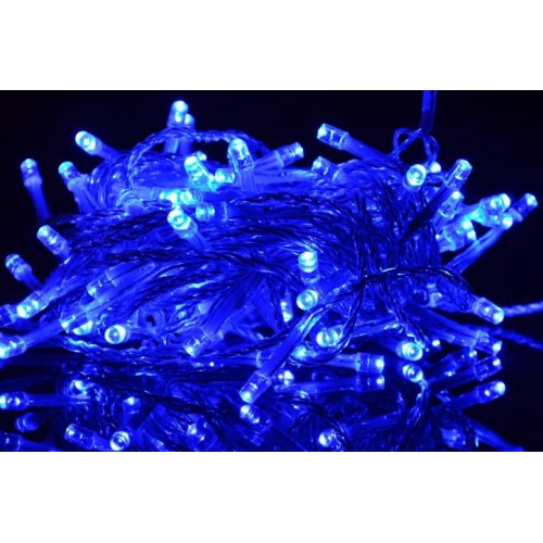 GARTHEN Vianočné LED osvetlenie, 2 kusy, 450 cm, modré