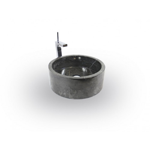Umývadlo z prírodného kameňa MIRUS 509 na dosku Ø 40 Black