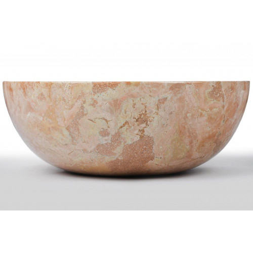 Umývadlo z prírodného kameňa Gemma 501 leštený mramor Ø 45 cm Yellow