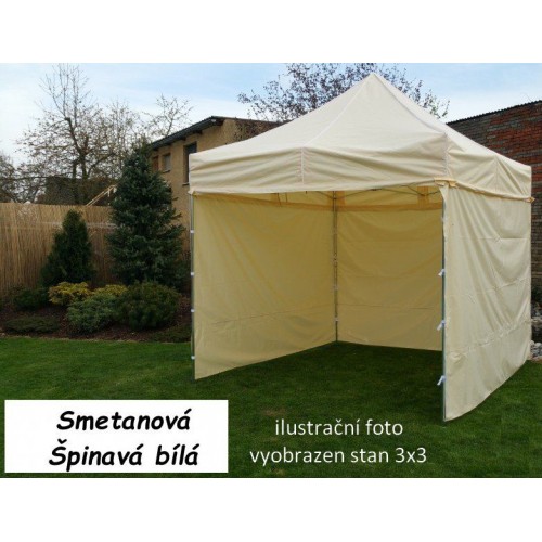 Záhradný párty stan PROFI STEEL 3 x 6 - smotanová