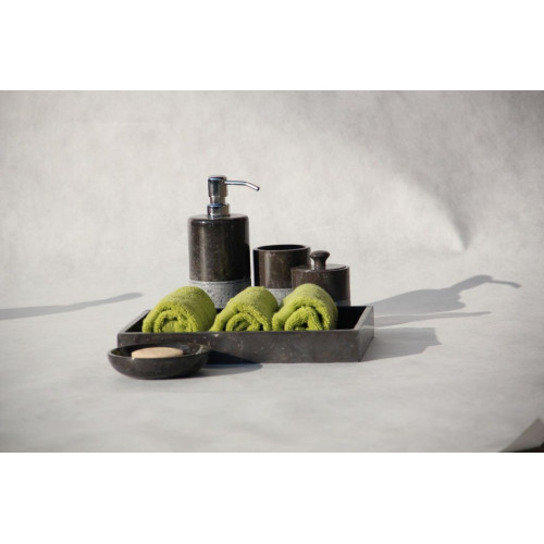 Kamenná kúpeľňová sada Black