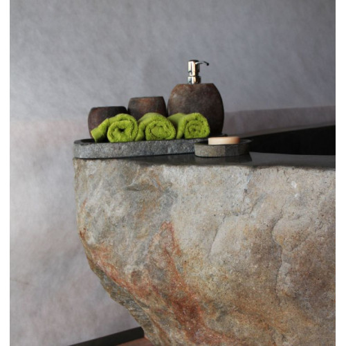 Kamenná kúpeľňová sada Natural River Stone