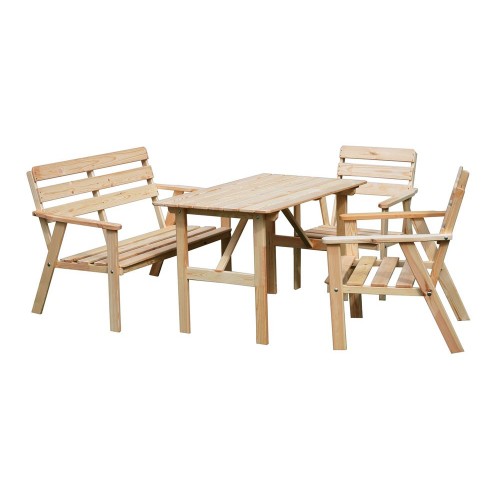 Záhradný drevený set NORDIC FSC