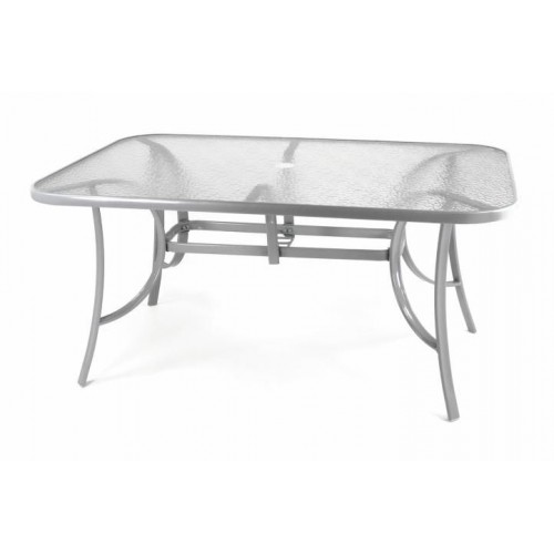 Moderný záhradný sklenený stôl Garth