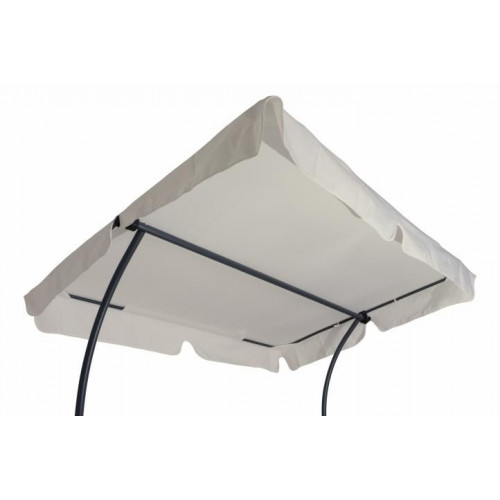 Záhradné lehátko so strieškou a kolieskami - 202 x 139 x 152