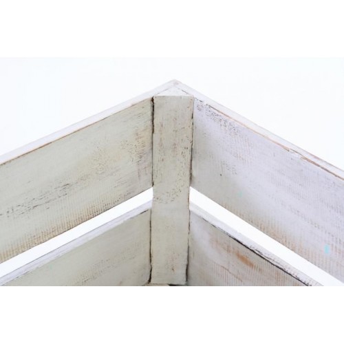 DIVERO Vintage debna, biela, 47 cm x 29,5 cm