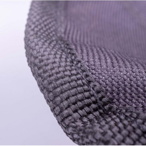 Kempovacia skladacia stolička - čierna