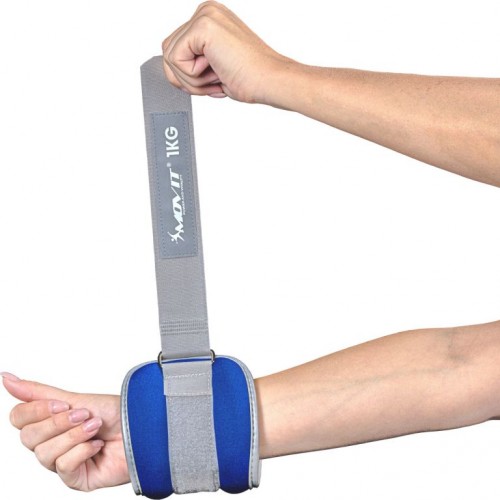 MOVIT neoprénové záťažové reflexné manžety, 2 x 2 kg