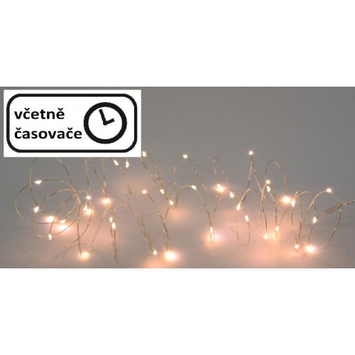 Vianočné LED osvetlenie 8 m - 80 LED, teplá biela Vianočné LED osvetlenie 8 m - 80 LED, teplá biela