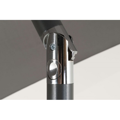 Slnečník sklopný 2,9 m - antracit