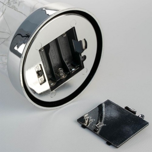 Vianočná svietiaca dekorácia kupola - 20 LED, teple biela