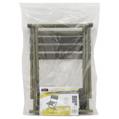 Kempingová skladacia stolička Nature - 37 x 70 x 33 cm