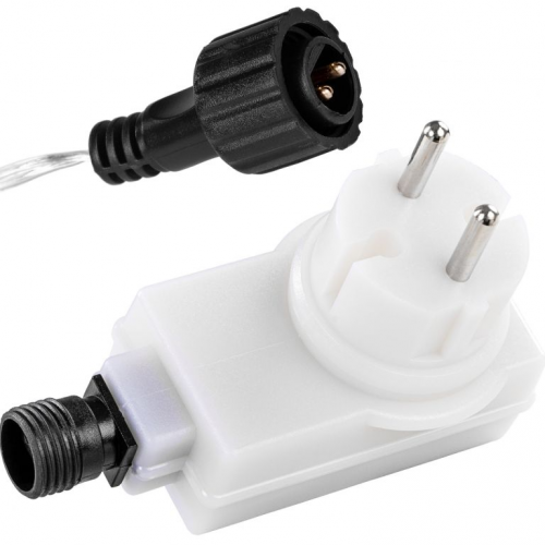 VOLTRONIC svetielka 20m, 200 LED,studená biela, zelený kábel