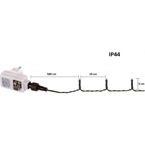 VOLTRONIC Vianočná reťaz 40 m, 400 LED, farebné, ovládač