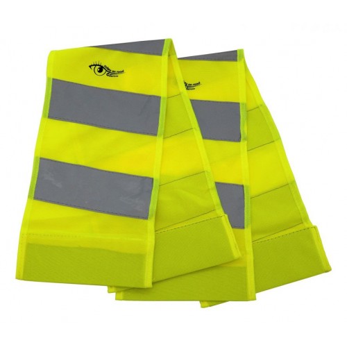 Reflexný pás s magnetmi žltý, 2 ks