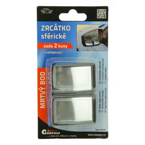 Sférické hranaté zrkadlo - 2 ks