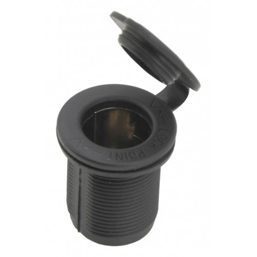 Zásuvka s krytom - 12 / 24 V