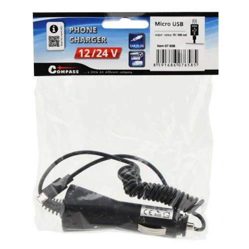 Nabíjačka telefónu 12 / 24 V - MICRO USB