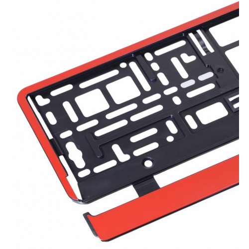 Podložka pod ŠPZ RED STRIP