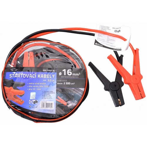 Štartovacie káble 3 m, TÜV / GS