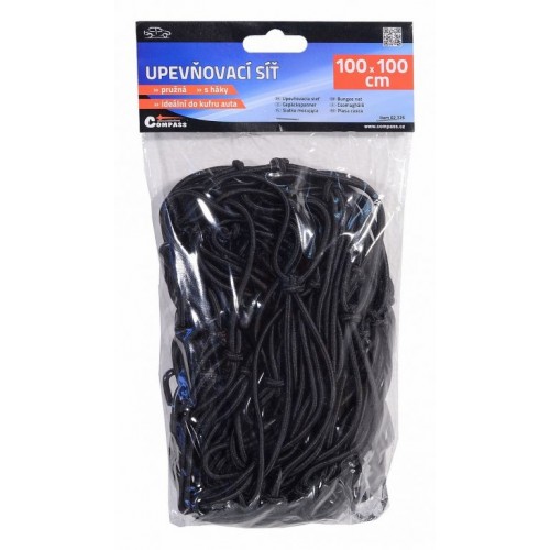 Pružná upevňovacia sieť 100 x 100 cm