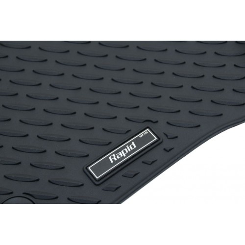 Koberce gumené s fixáciou Perfect Fit P5, súprava 4 kusov