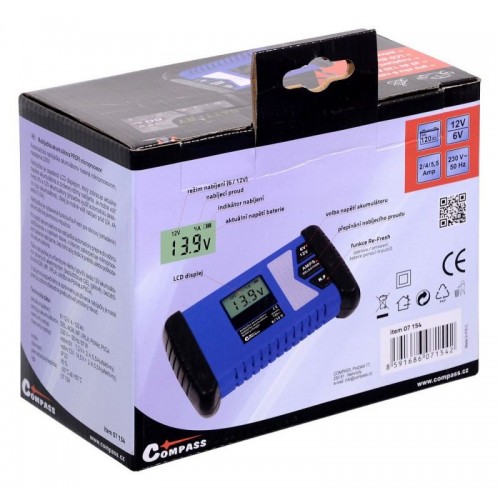 Nabíjačka Profi, microprocesor 6 / 12 V