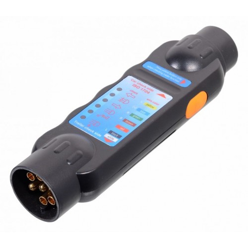 Tester zásuvky prívesu, 7 pólov