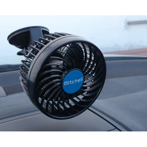Ventilátor MITCHELL na prísavku - 12 V
