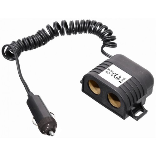 Rozdvojka do automobilového zapaľovača 12 / 24 V, s káblom