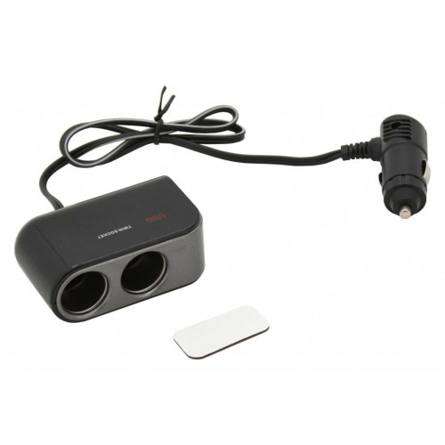 Rozdvojka 12 / 24 V + 2 x USB, 2100 mA