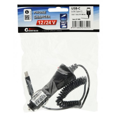 Nabíjačka telefónu 12 / 24 V, micro USB