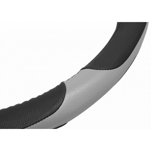 Poťah na volant GRIP - šedo / čierný