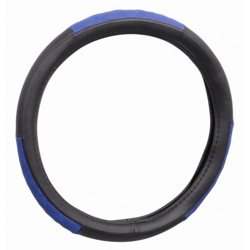 Poťah na volant BLIND - modro / čierný