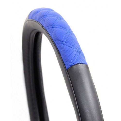 Poťah na volant BLIND - modro / čierný