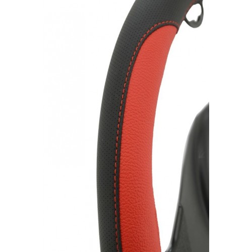 Poťah na volant COLOR LINE - červeno / čierný