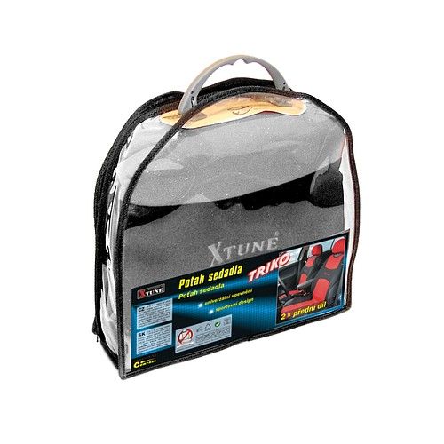 Poťah sedadla TRIKO predný - 2 ks, šedý