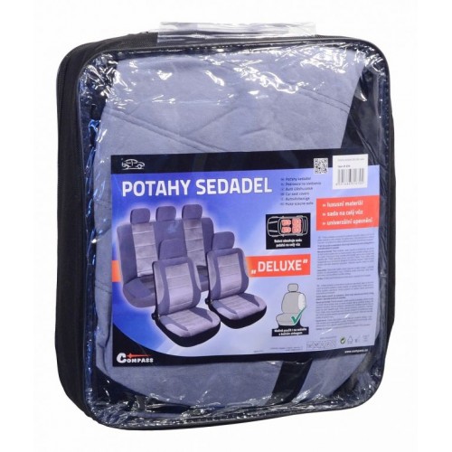 Poťahy na sedadlá Deluxe Airbag, súprava 9 ks