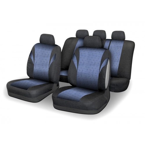 Poťahy sedadiel POLY - 9 ks, modré