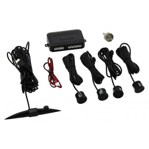 Parkovací asistent s kabelážou, 4 senzory, LED display